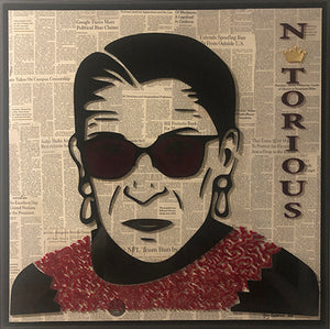 Notorious RBG Red 25x25